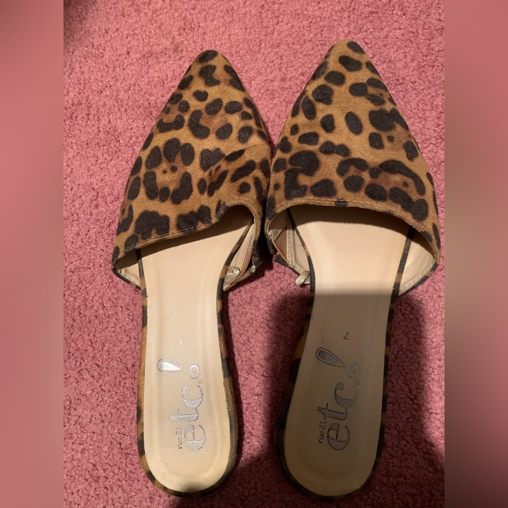 Cheetah Slip On Shoes